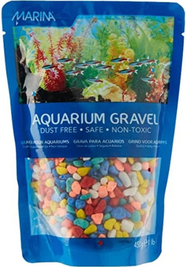 Aquarium Gravel Marina rainbow 2 kg