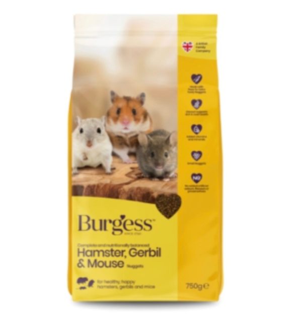 Burgess Hamster, Gerbil & Mouse Nuggets