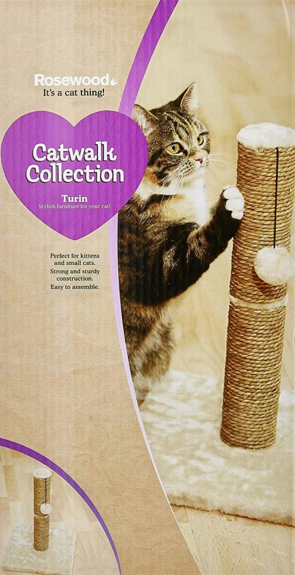 Kitten Rosewood Catwalk Collection Turin Scratching Post